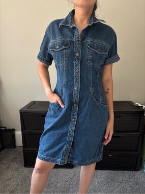 Dkny | Dresses | Vtg Dkny Jeans Sheer Knitted Mini Dress Coverup Sz S Y2k Club